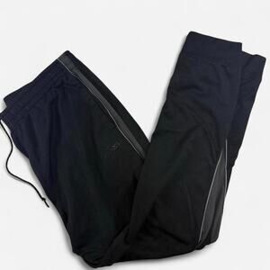 Spalding Black Athletic Track Pants Joggers Men’s XL Polyester Reflective